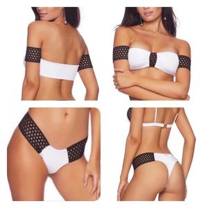 Gorgeous Beach Bunny Hayden Bikini in Black and White  😍❤️